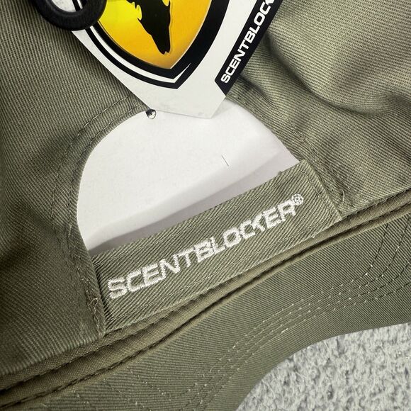Scent Blocker Hat Green Strap Back Ball Cap Shield Logo Outdoors Hunting NWT Men - Picture 9 of 12